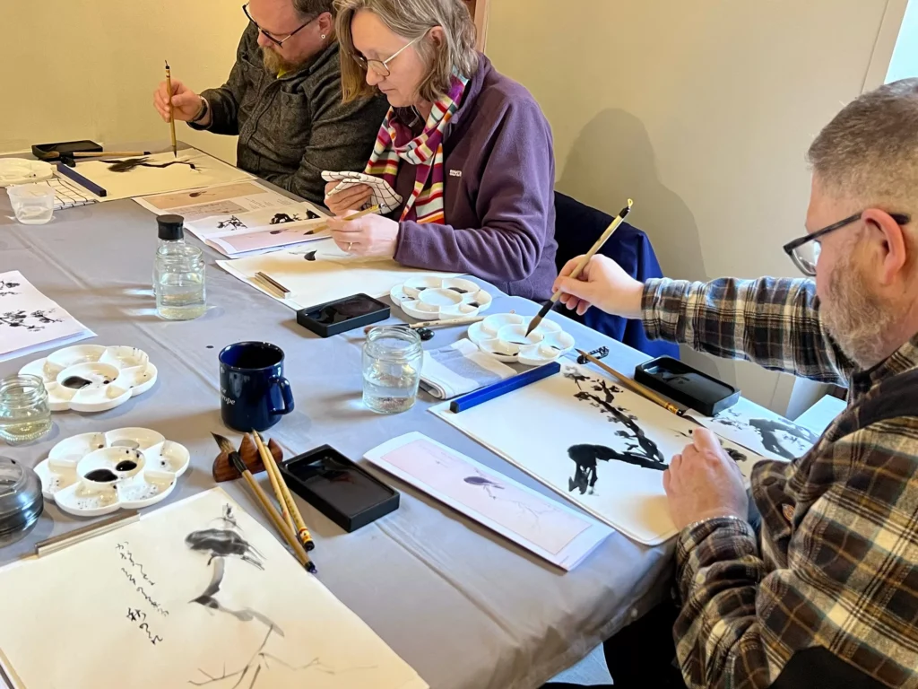 Haiga Events: a Harmony of Japanese Painting and Haiku Poetry