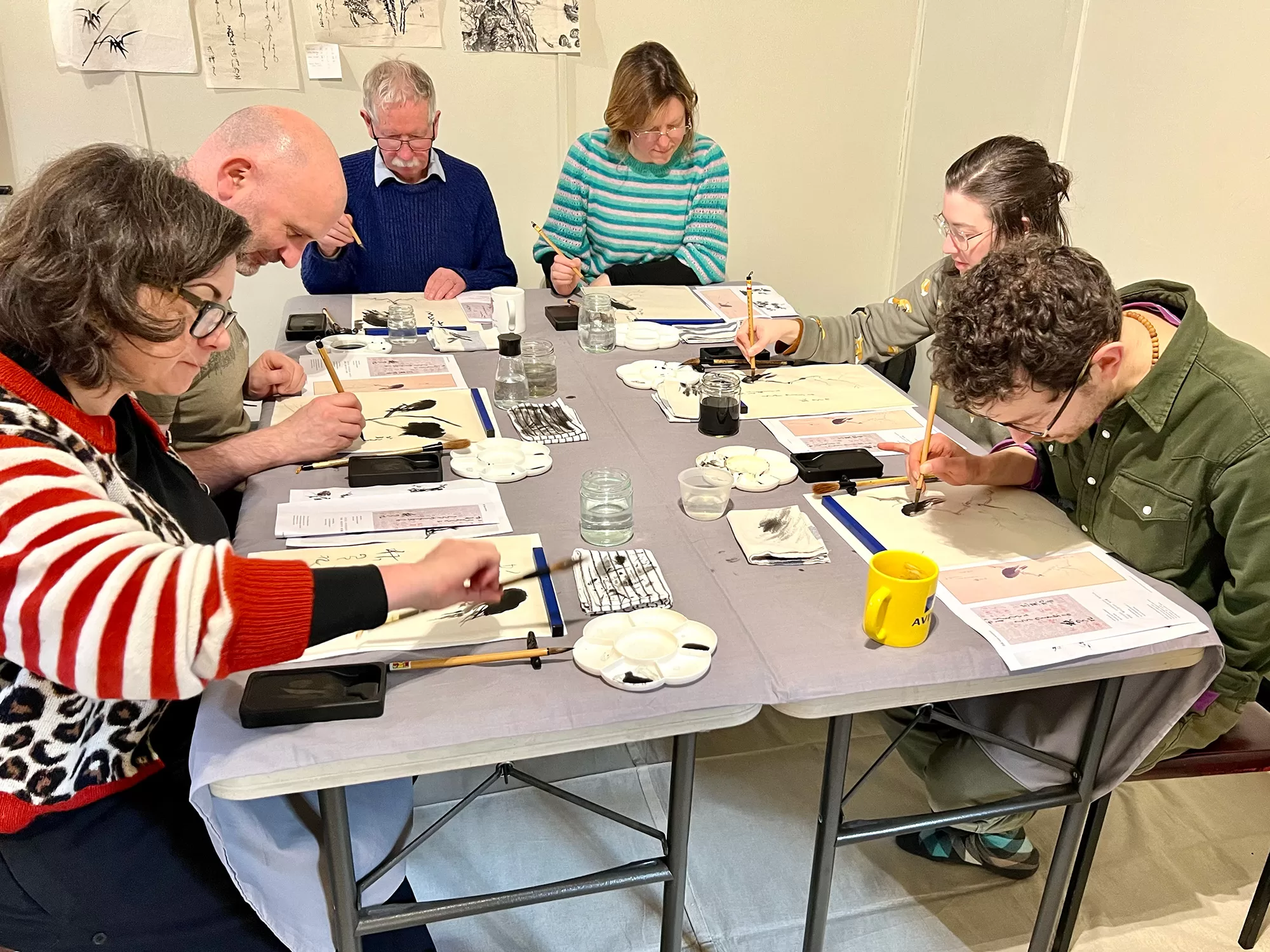 Haiga Events: a Harmony of Japanese Painting and Haiku Poetry